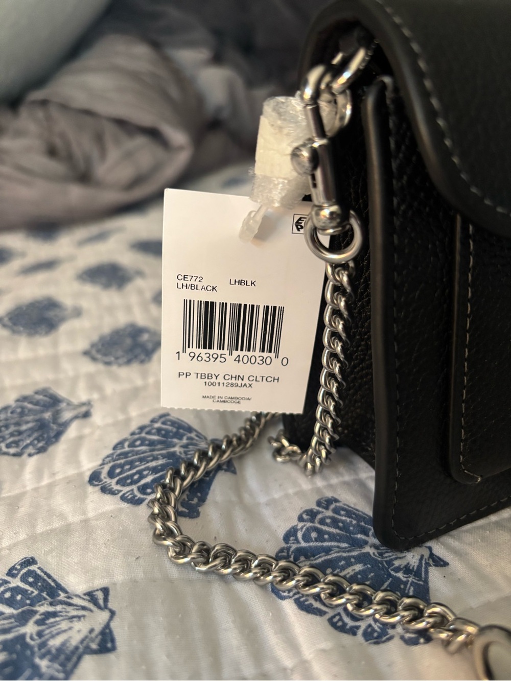 NWT COACH Crossbody Tabby Chain Clutch - Picture 3 of 9